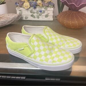 VANS WOMENS ASHER SLIP ON SNEAKERS SZ 7